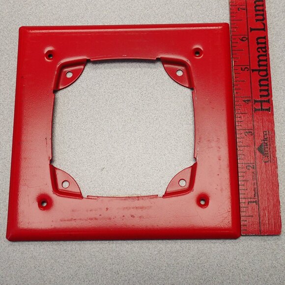 Metal Fire Alarm Trim Ring- could be used for photo frame or art project - Picture 6 of 6